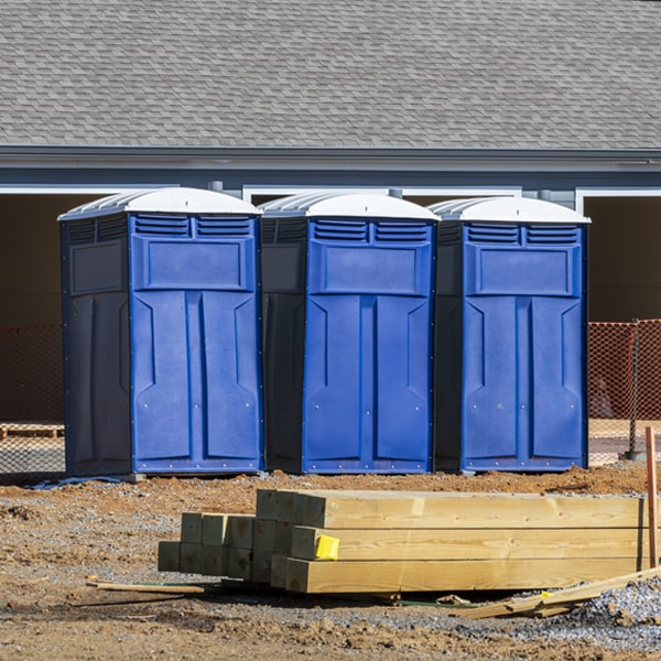 what is the maximum capacity for a single porta potty in Mayfield